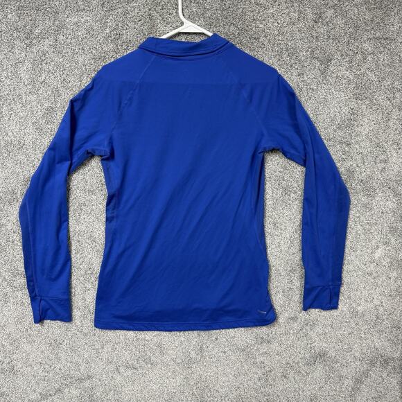 Adidas Shirt Womens Medium Climalite Quarter Zip Running Thumbholes Athletic - Picture 11 of 14